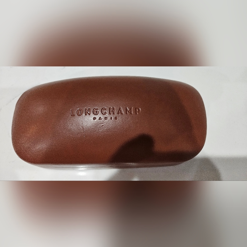 Brown Longchamp Eyeglass Case (case only)